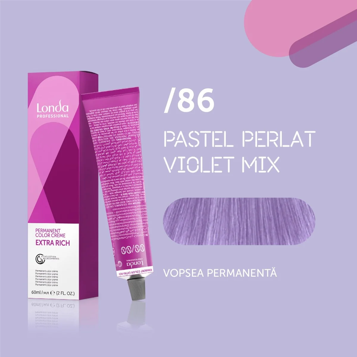 Vopsea permanenta /86 Extra Rich, 60ml, Londa Professional 