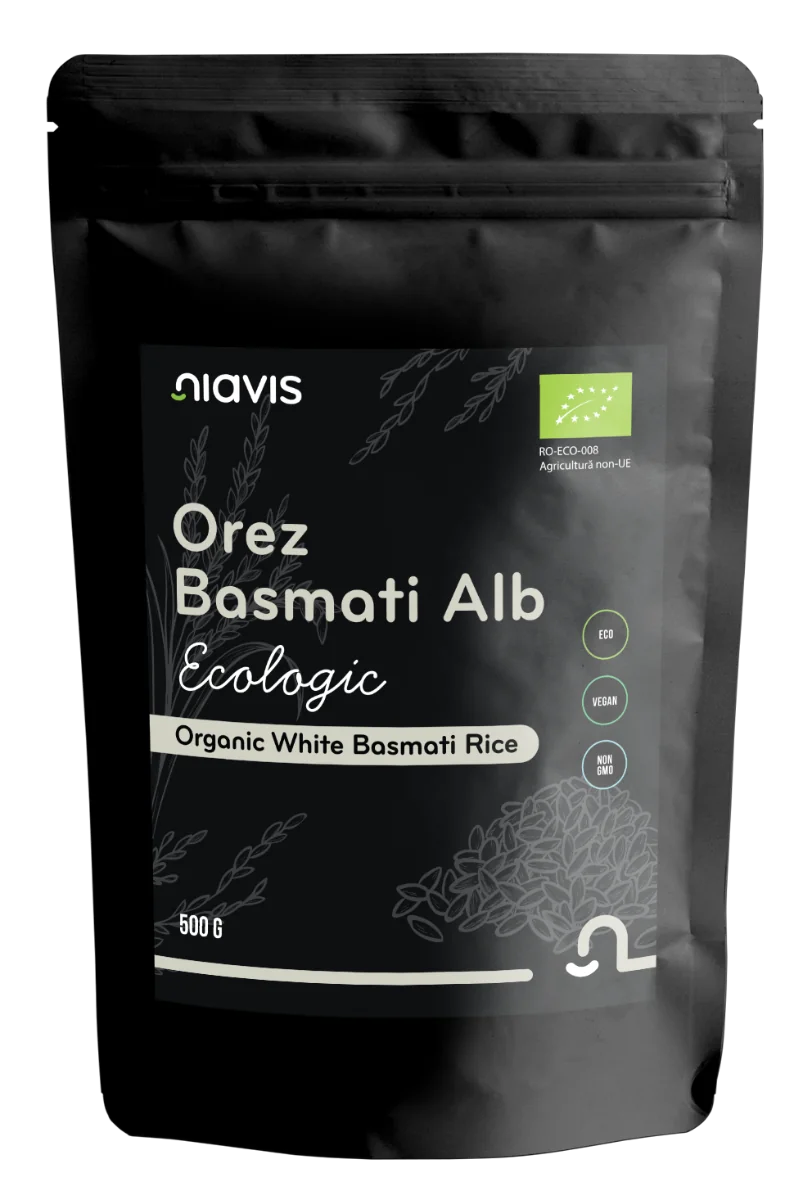 Orez basmati alb ecologic, 500g, Niavis