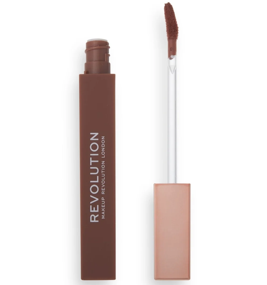 Ruj de buze cremos IRL Whipped Lip Creme Espresso Nude, 1.8ml, Makeup Revolution 