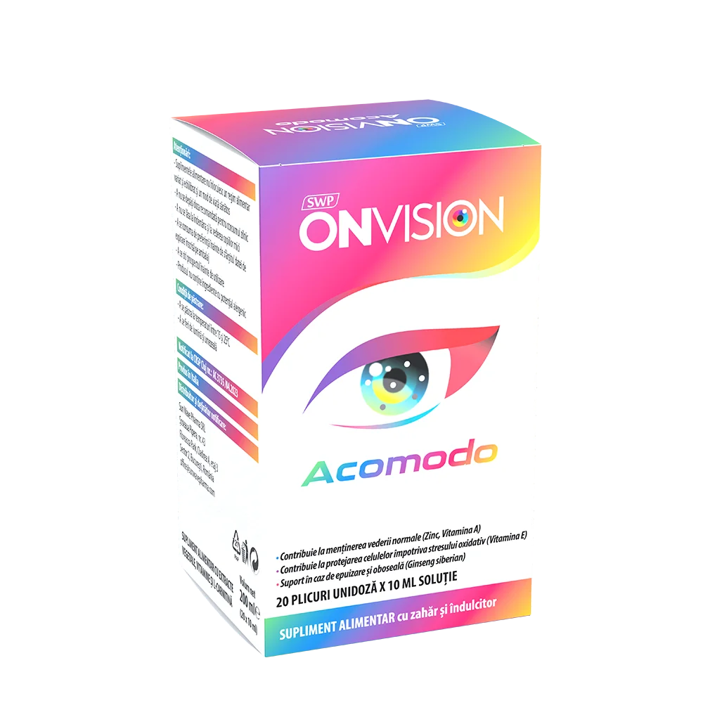 Ovision Acomodo, 20 plicuri, Sun Wave Pharma