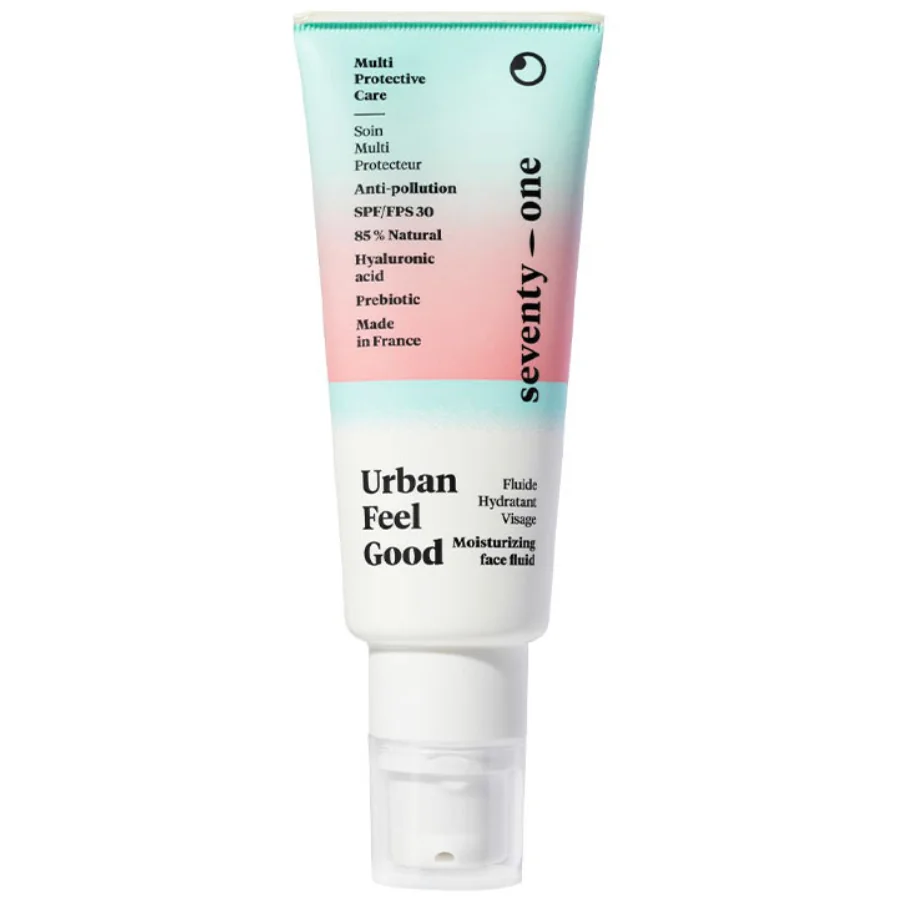 Crema pentru fata hidratanta multi-protectiva cu SPF 30 Urban Feel Good, 40ml, Seventy One Percent