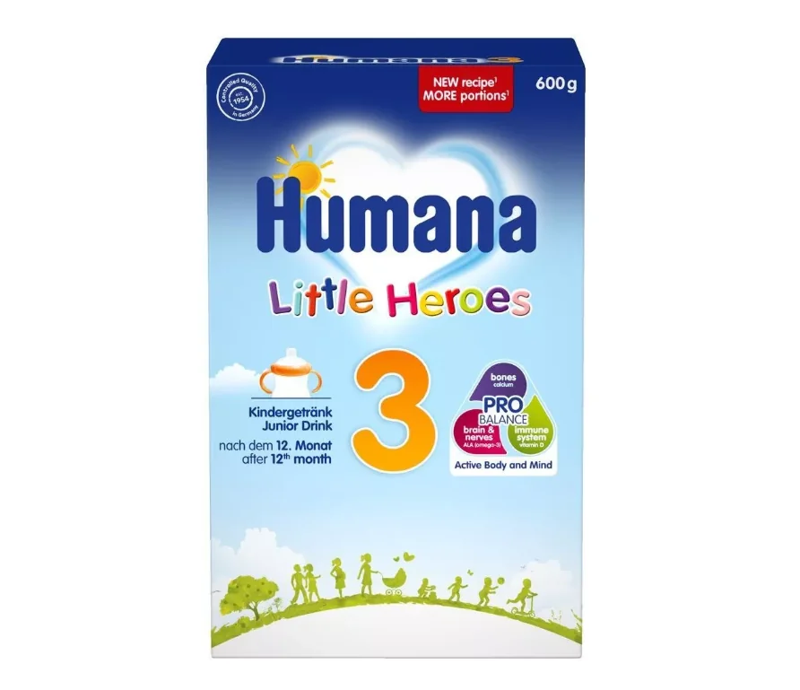 Lapte praf nr.3 Junior Drink, 600g, Humana