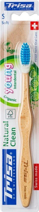 Periuta de dinti vegana Natural Clean Young, 1 bucata, Trisa