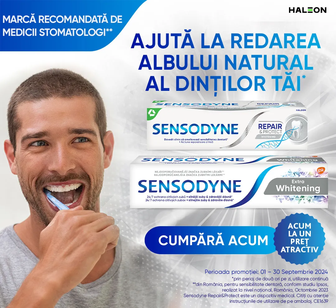 Ofertele lunii Septembrie 2024 Sensodyne