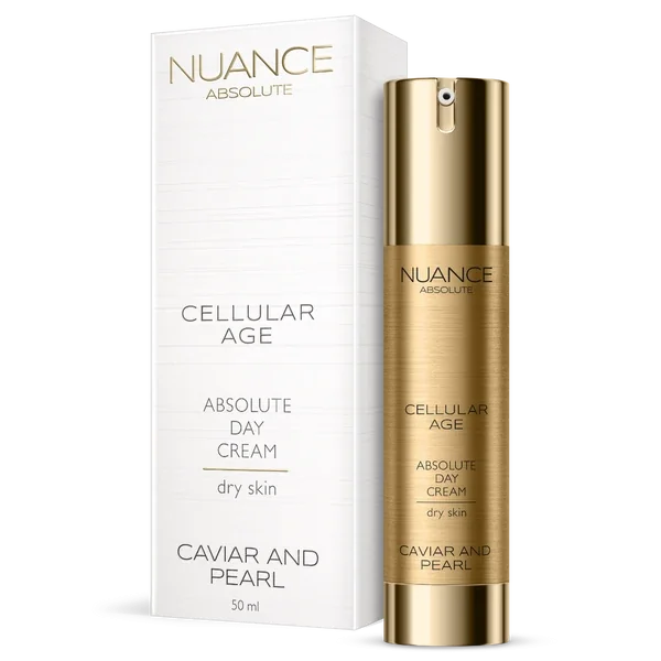 Crema de zi pentru ten uscat Caviar and Pearl, 50ml, Nuance 