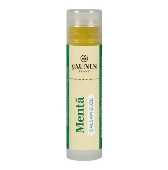 Balsam buze cu Menta si vitamina E, 5ml, Faunus Plant