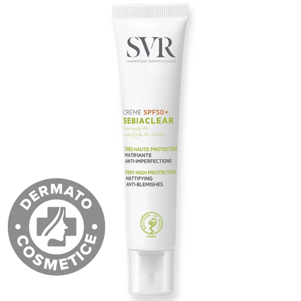 Crema SPF50 Sebiaclear, 40ml, SVR