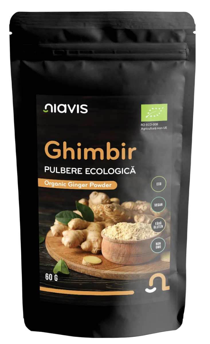 Ghimbir Pulbere ecologica, 60g, Niavis