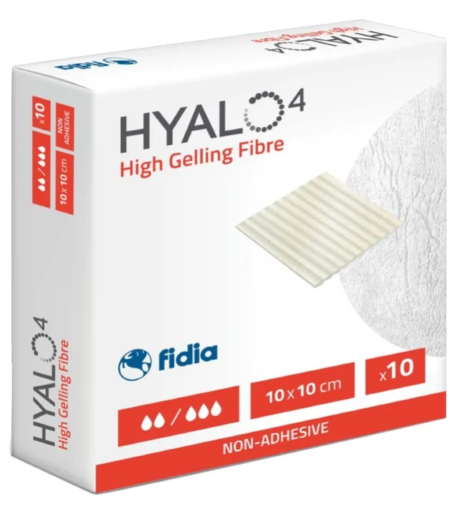 Set pansamente High Gelling Fiber 10x10 cm, 10 bucati, HYALO4