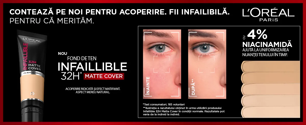 L'Oreal fond de ten  Infaillible 32H Matte Cover 