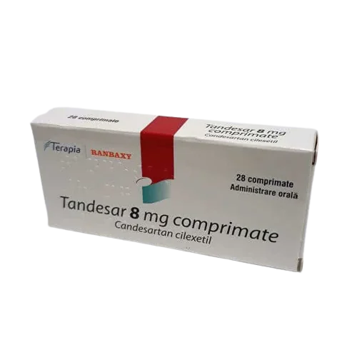 Tandesar 8mg, 28 comprimate, Terapia