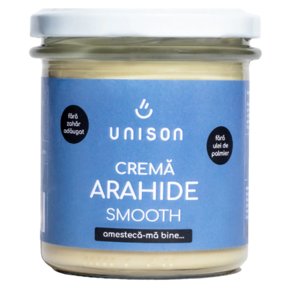 Crema de arahide Smooth, 300g, Unison