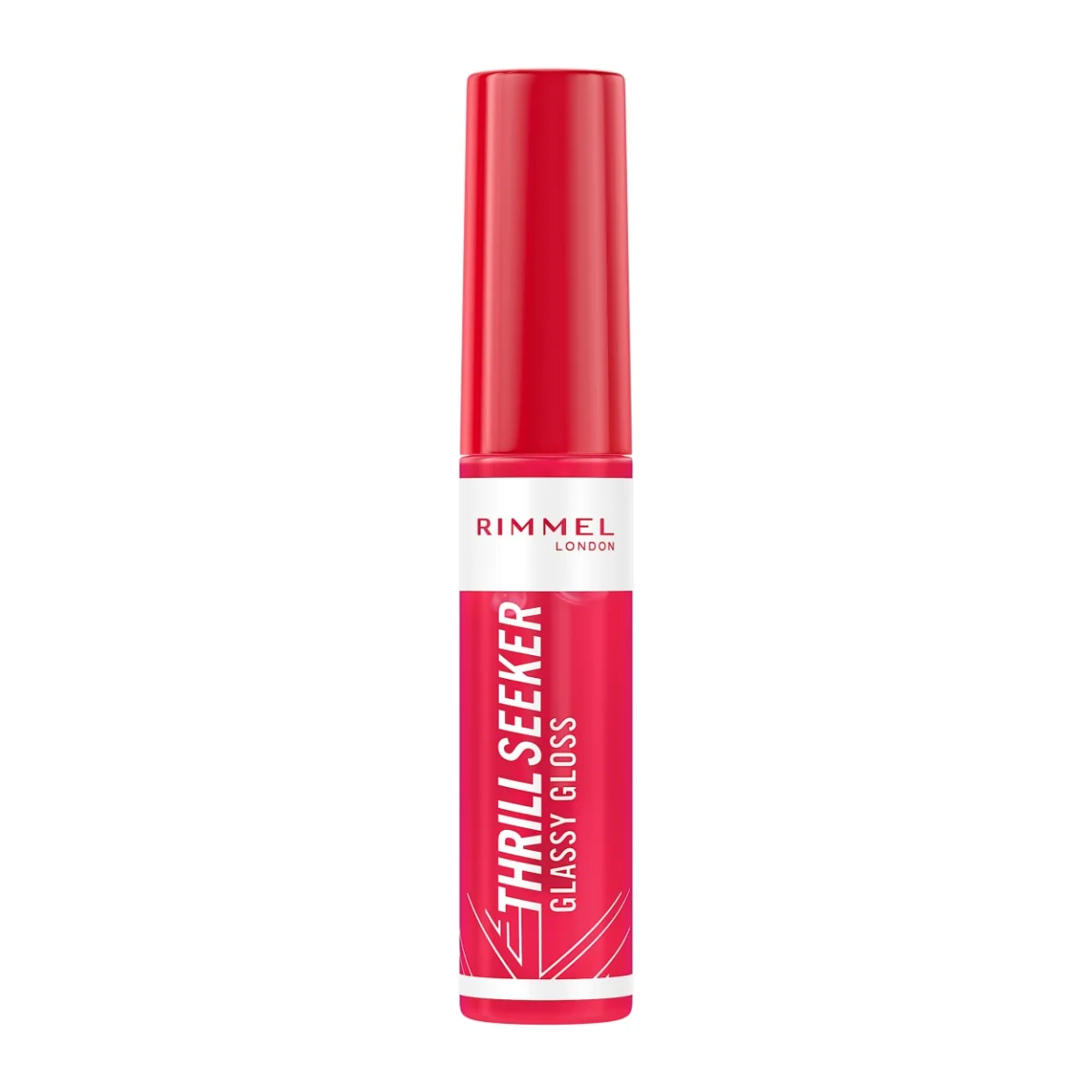 Luciu de buze Thrill Seeker Glassy Gloss 600 Berry Glace, 10ml, Rimmel London 