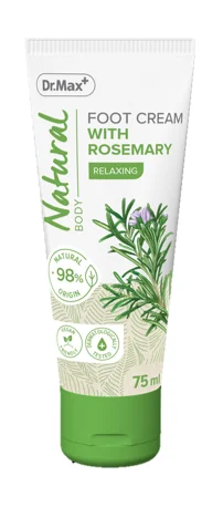 Dr. Max Natural Crema pentru picioare cu rozmarin, 75ml