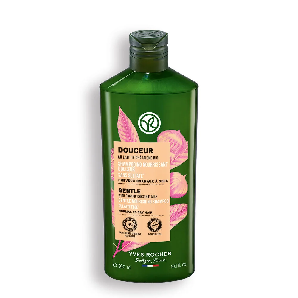 Sampon nutritiv delicat cu lapte de castane bio, 300ml, Yves Rocher