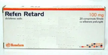 Refen Retard 100mg, 20 comprimate, Hemofarm