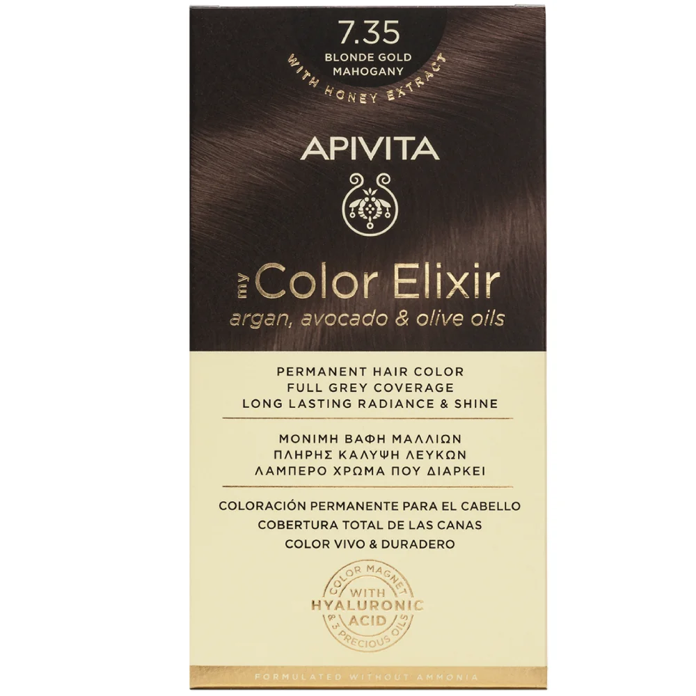 Apivita My Color Elixir Vopsea de par, N7.35 