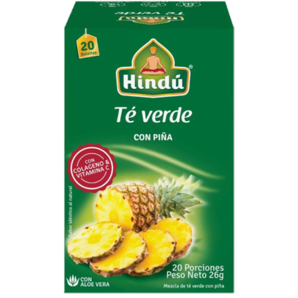 Ceai verde cu ananas, 26g, Hindu 