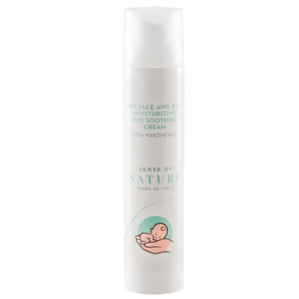 Crema hidratanta cu panthenol pentru fata si corp Baby, 100ml, Sense of Nature