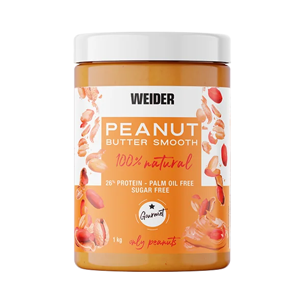 Unt de arahide natural Peanut Butter, 1000g, Weider