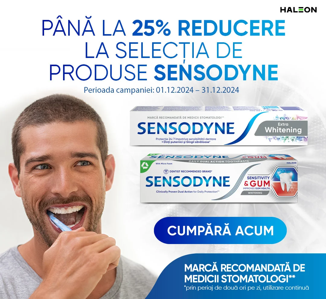 Ofertele lunii Decembrie 2024 Sensodyne