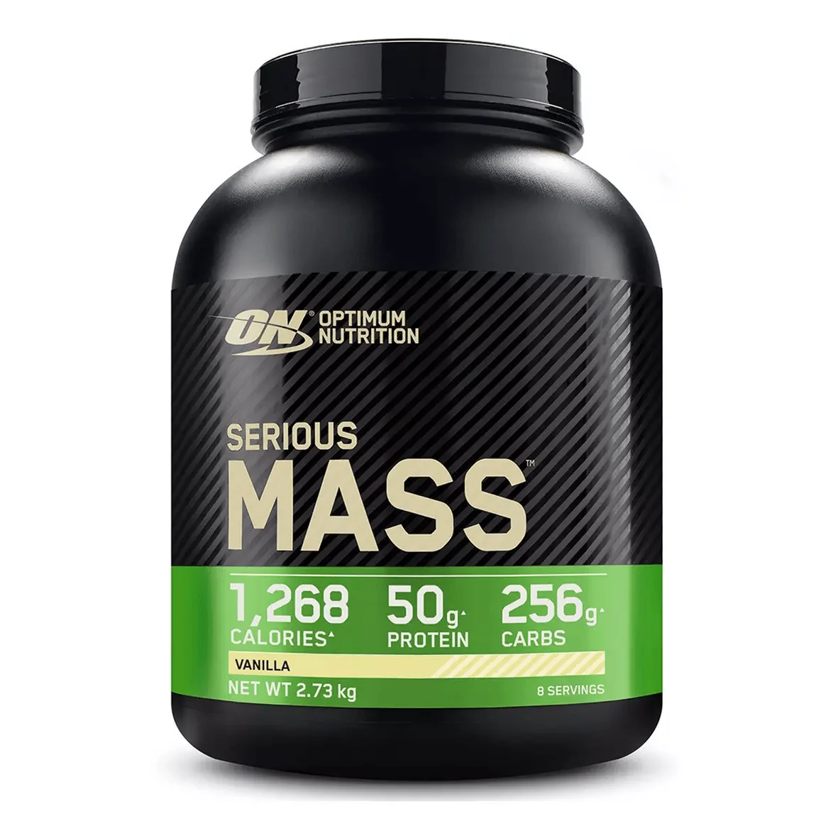 Gainer proteine Serious Mass cu aroma de vanilie, 2.73kg, Optimum Nutrition