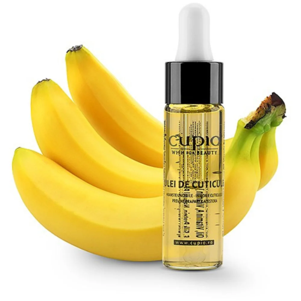 Ulei de cuticule cu pipeta Banane, 15ml, Cupio