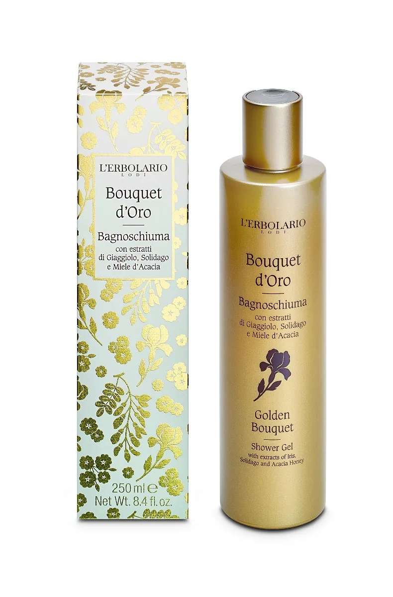 L'Erbolario Gel de dus Golden Bouquet, 250ml