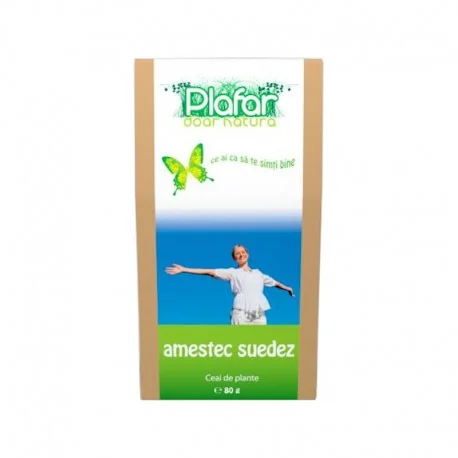 Ceai medical Amestec Suedez, 80g, Plafar