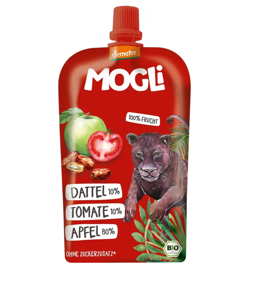 Pireu mere-rosii-curmale Eco, 120g, Mogli