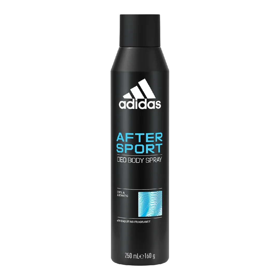 Deodorant spray pentru barbati After Sport, 250ml, Adidas