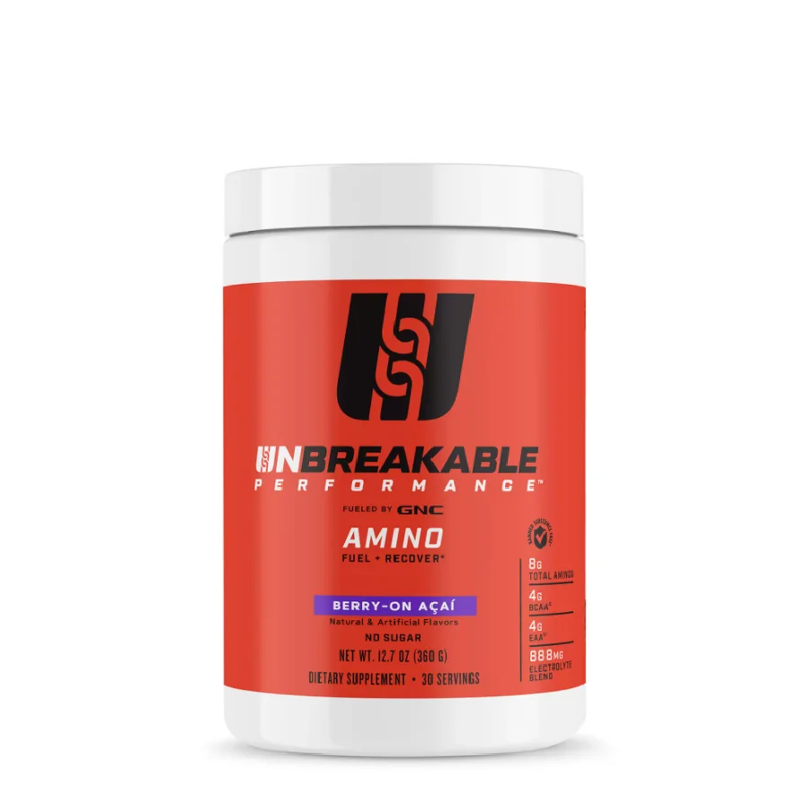 Amino cu aroma de acai si fructe de padure Unbreakable Performance, 360g, GNC