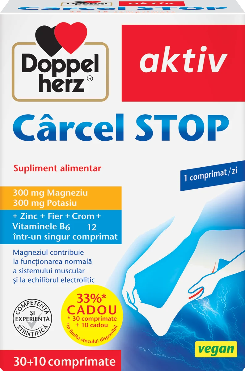 Pachet Aktiv Carcel Stop, 30 + 10 comprimate, Doppelherz