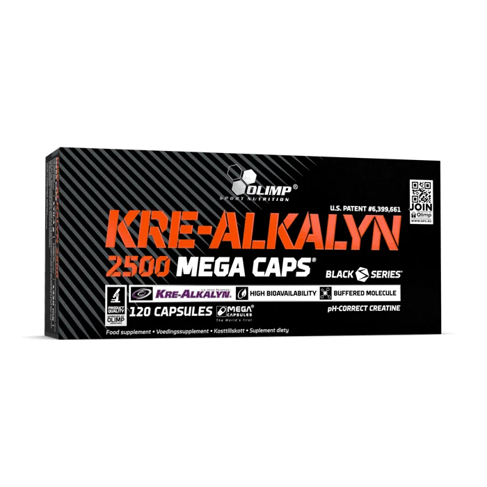 Creatina monohidrata capsule Kre-Alkalyn 2500 Mega Caps, 120 capsule, Olimp Sport Nutrition