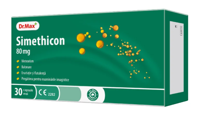 Dr. Max Simethicon 80mg, 30 capsule moi