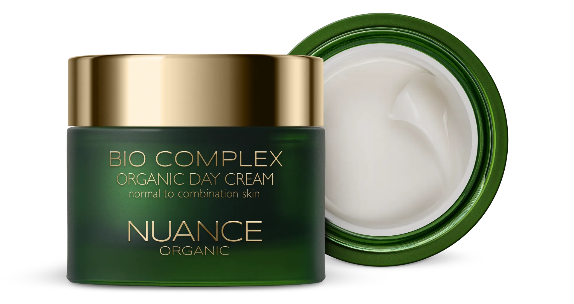 Crema de zi Organic pentru ten normal si mixt, 50ml, Nuance 