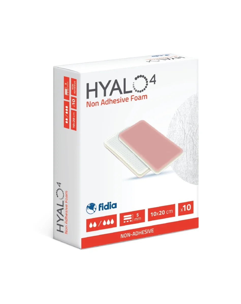 Set pansamente Non Adhesive Foam 10x20 cm, 10 bucati, HYALO4