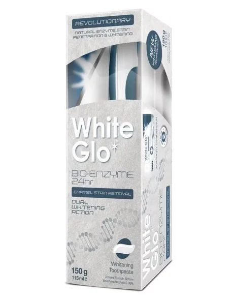 Pasta de dinti cu periuta Bio-Enzyme 24h, 115ml, White Glo