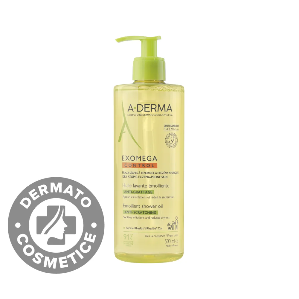 Ulei de dus Exomega Control, 500ml, A-Derma 