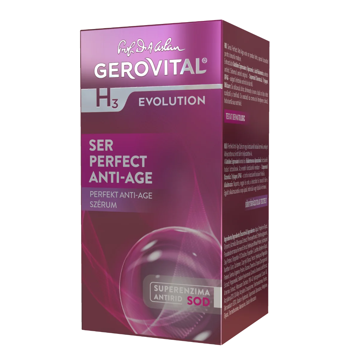 Ser de noapte H3 Evolution, 15ml, Gerovital 