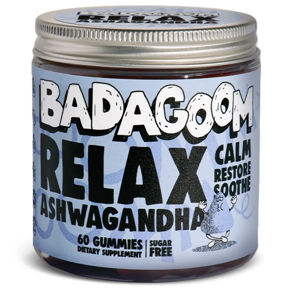 Jeleuri gumate Ashwagandha, 60 jeleuri, Badagoom 