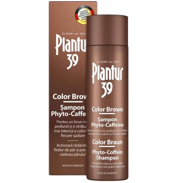 Sampon Color Brown Plantur 39 Phyto-Caffeine, 250ml, Plantur 