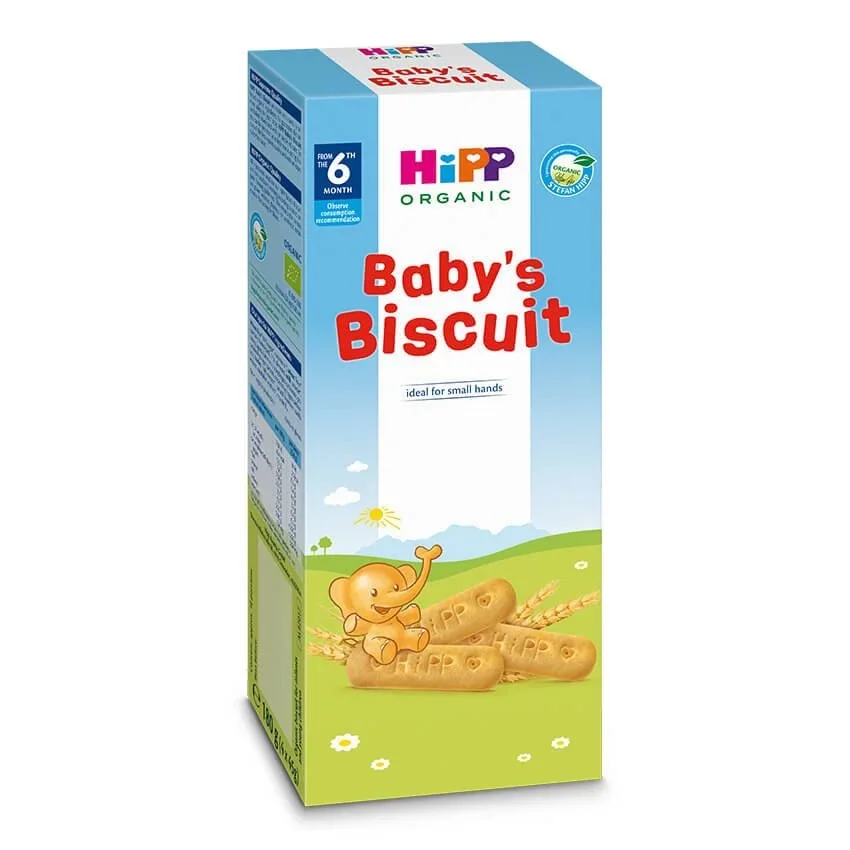 Biscuiti pentru bebelusi Bio, 150g, HiPP