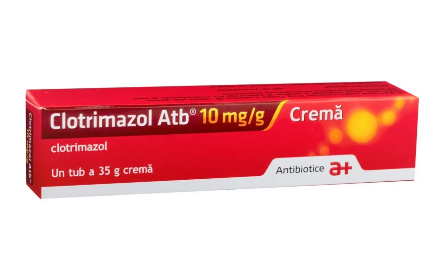 Clotrimazol 10mg/g Crema, 35g, Antibiotice