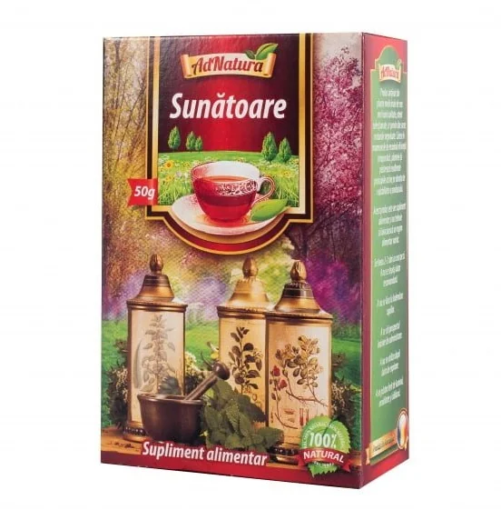 Ceai de sunatoare, 50g, AdNatura