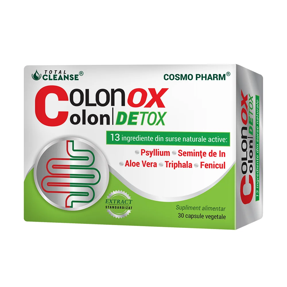 Colon Detox Colonox, 30 capsule, Cosmopharm 