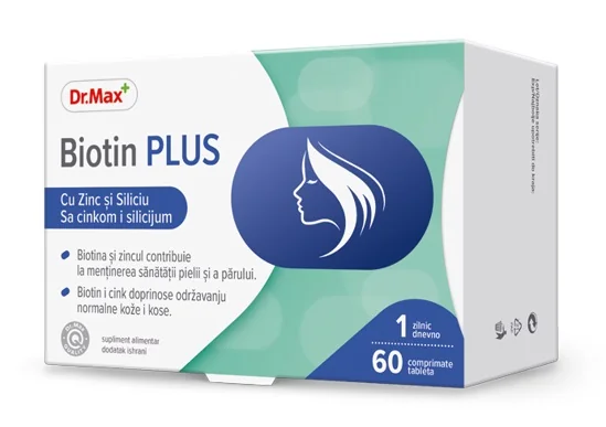 Dr. Max Biotin Plus, 60 comprimate filmate