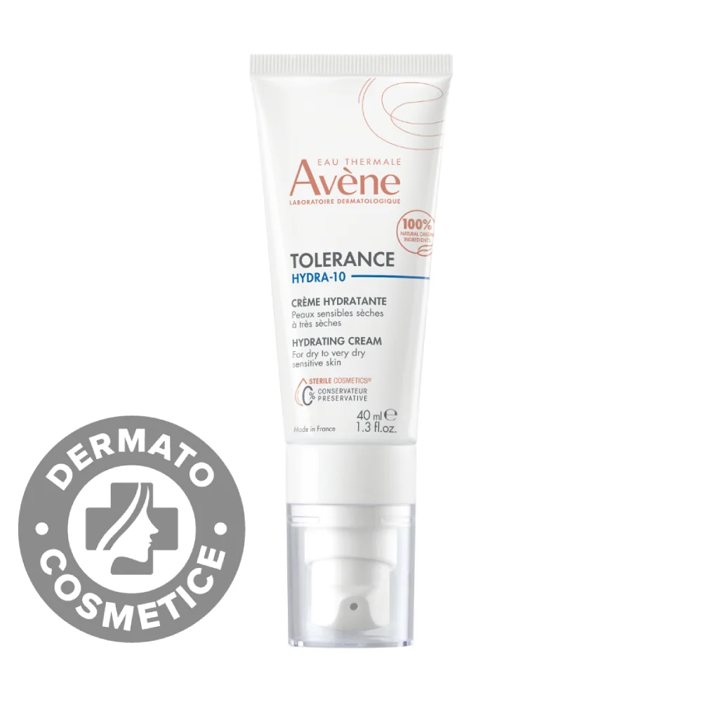 Crema hidratanta pentru pielea uscata Tolerance Hydra 10, 40ml, Avene