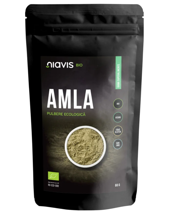 Pulbere ecologica Bio Amla, 60g, Niavis