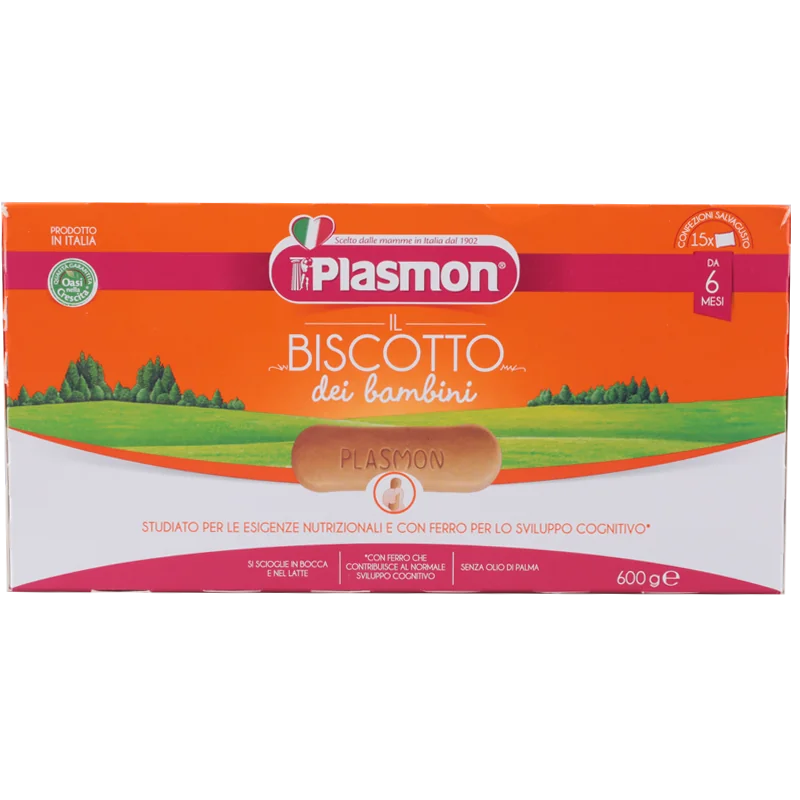 Biscuiti cu vitamine 6 luni+, 600g, Plasmon